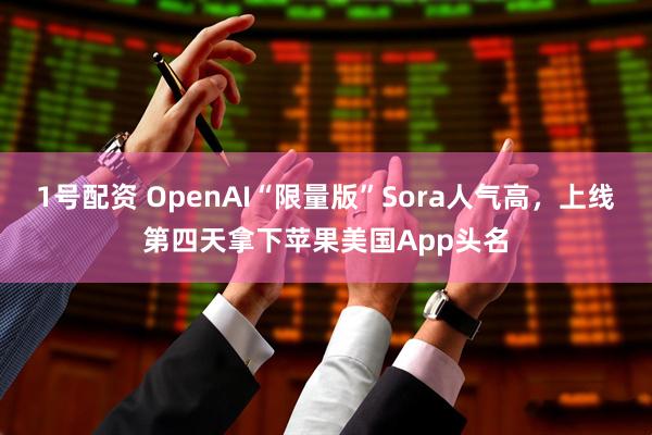 1号配资 OpenAI“限量版”Sora人气高，上线第四天拿下苹果美国App头名